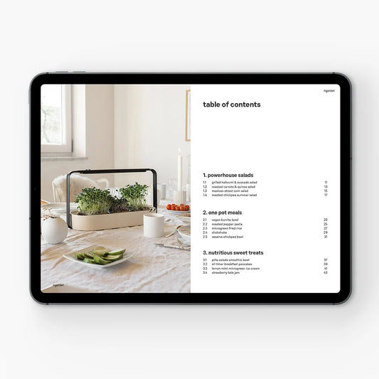Microgreen Recipe E-book  ingarden   