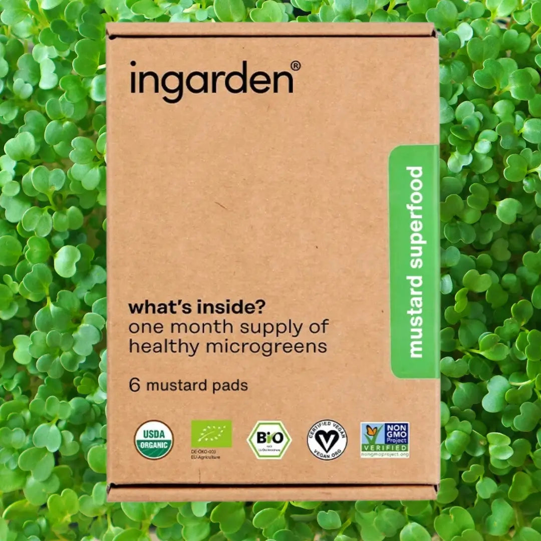 Zinc Booster (Mustard) superfood (included in monthly fee) Seed Pad ingarden   