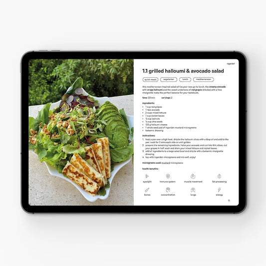 Microgreen Recipe E-book  ingarden   