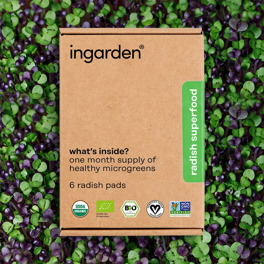 Magnesium & Folate Booster (Radish Mix) superfood (included in monthly fee) Seed Pad ingarden   